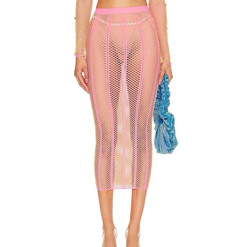 POSTER GIRL Fortune Skirt in Tycoon Pink